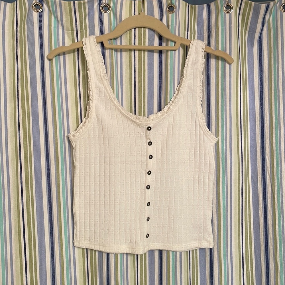 White American eagle tank top (S)